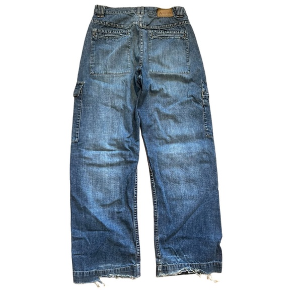 Vintage Men’s Blue Y2K Wide Leg Baggy Multi Pocket Sean John Denim Jeans Sz 30 - Picture 8 of 8